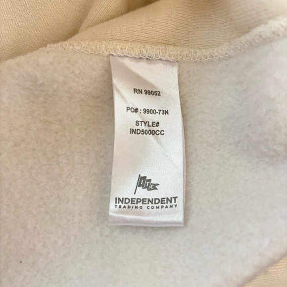 "Hello Its Me" Embroidered Cream Crewneck Sweatshirt 2XL Adele Official Merch - Picture 7 of 11